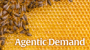 Behive representation of behind the buzzword for what is Agentic Demand